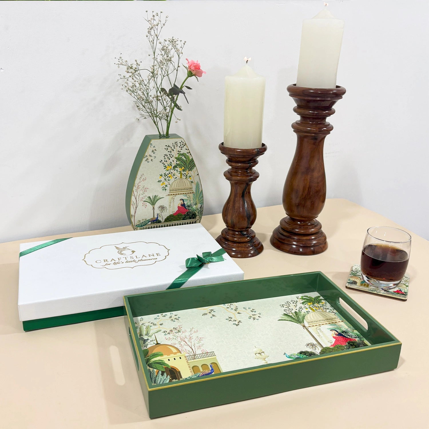 Your Signature Style ~ Handcrafted Garden Princess Serving Trays 12x8 Inch