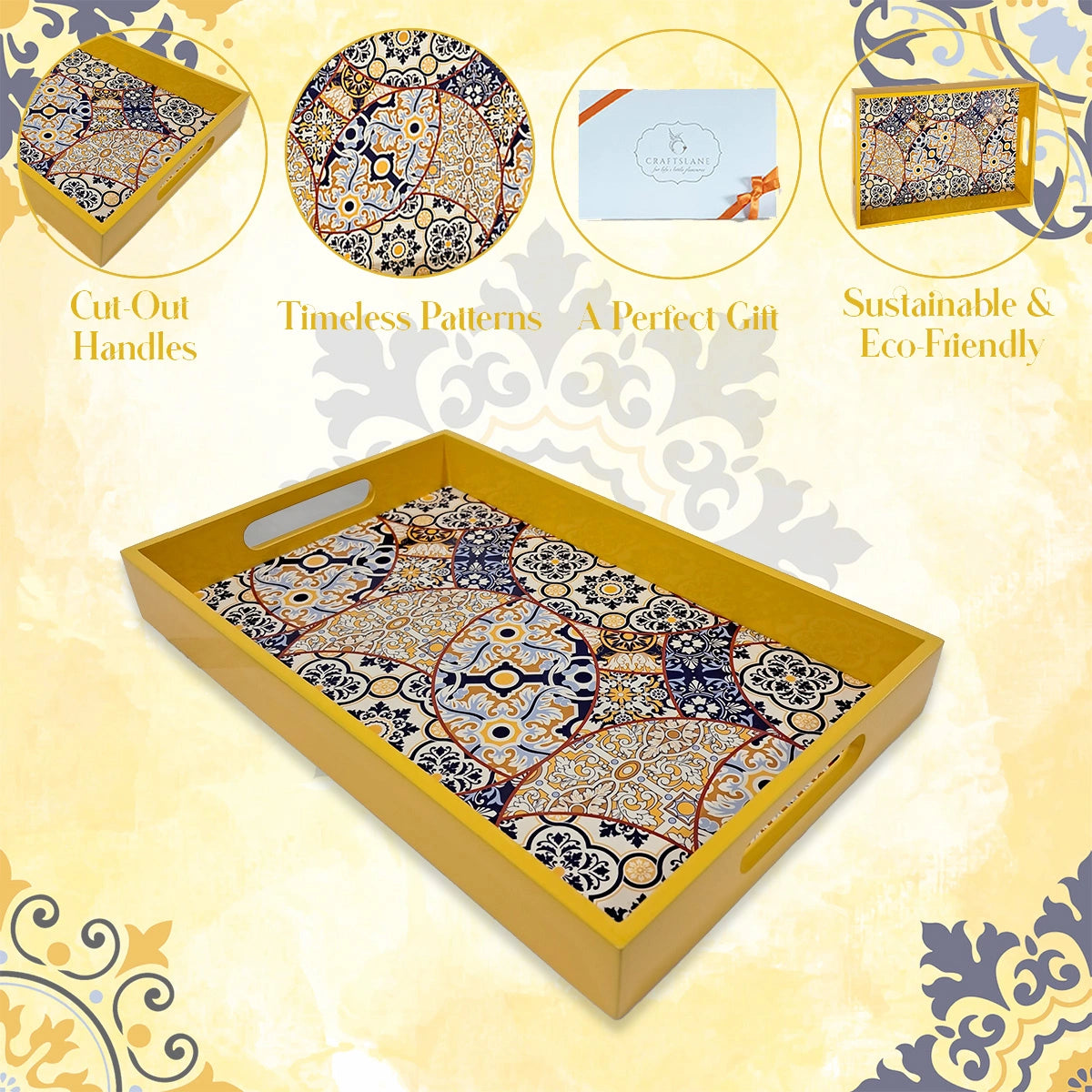 Your Signature Style ~ Handcrafted Moroccan Mosaic Serving Trays