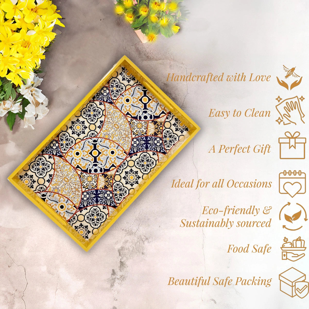 Your Signature Style ~ Handcrafted Moroccan Mosaic Serving Trays