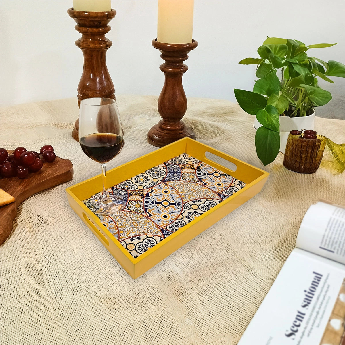 Your Signature Style ~ Handcrafted Moroccan Mosaic Serving Trays