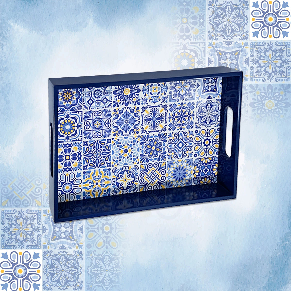 Your Signature Style ~ Handcrafted Portuguese Blue Tiles Serving Trays