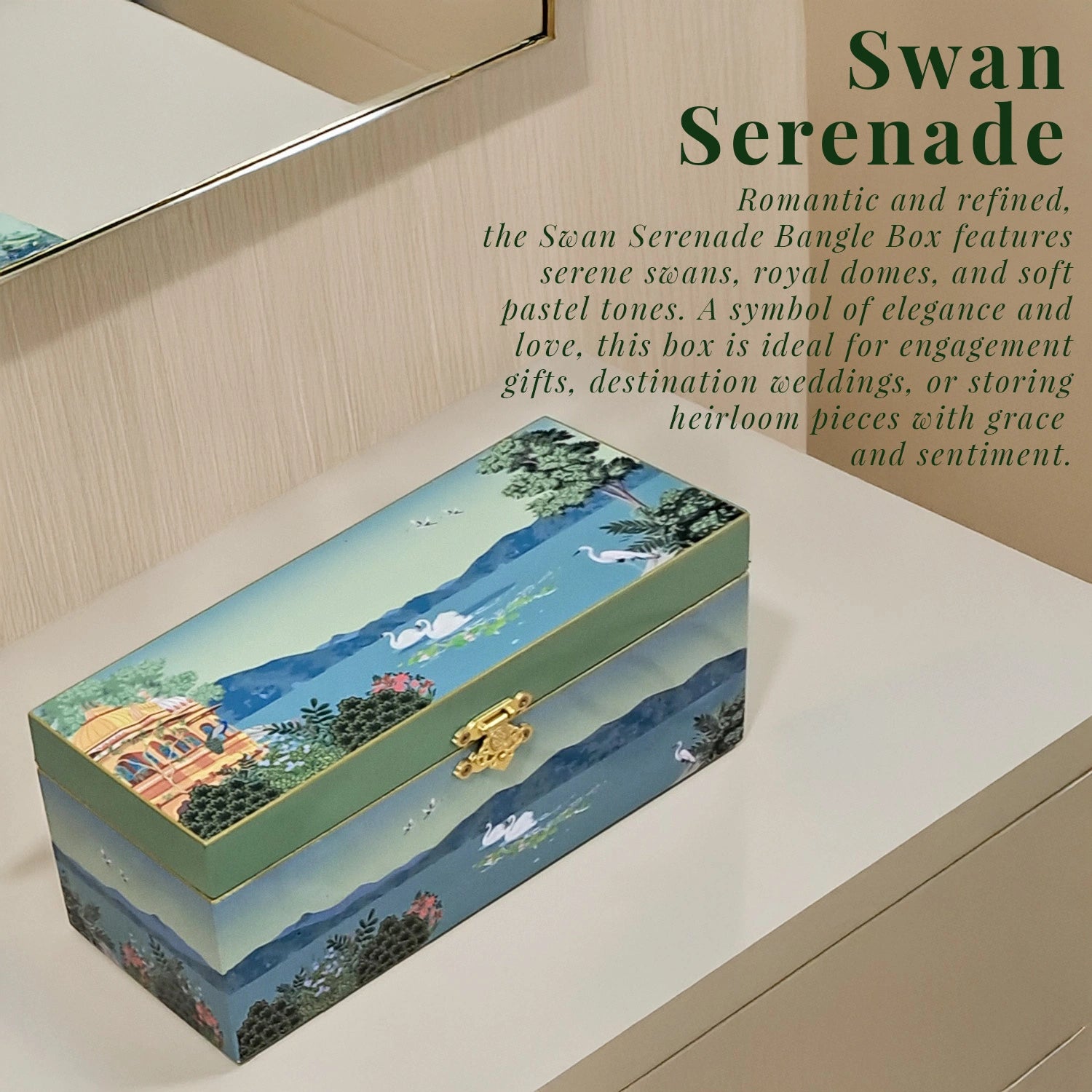 Swan Serenade Bangle Box