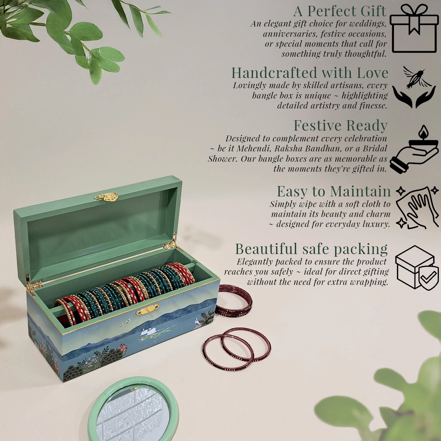 Swan Serenade Bangle Box