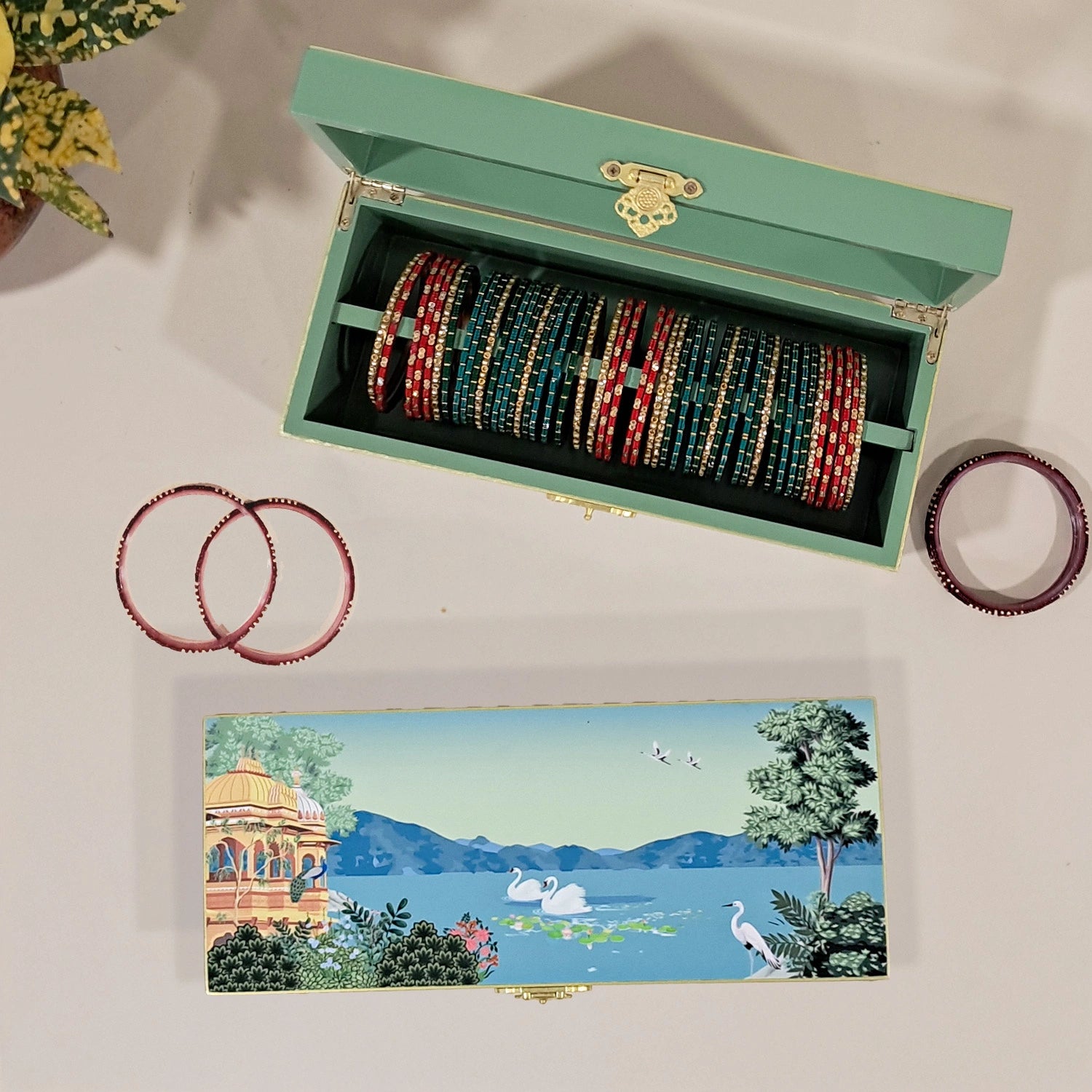 Swan Serenade Bangle Box