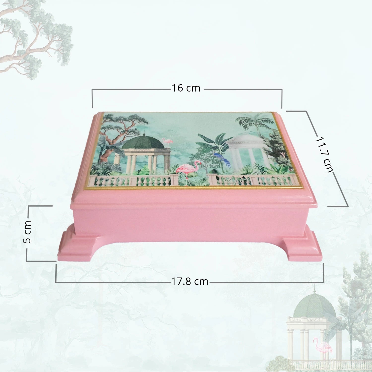 Flamingo Whispers Signature Playing Cards Box with 2 Decks of Cards