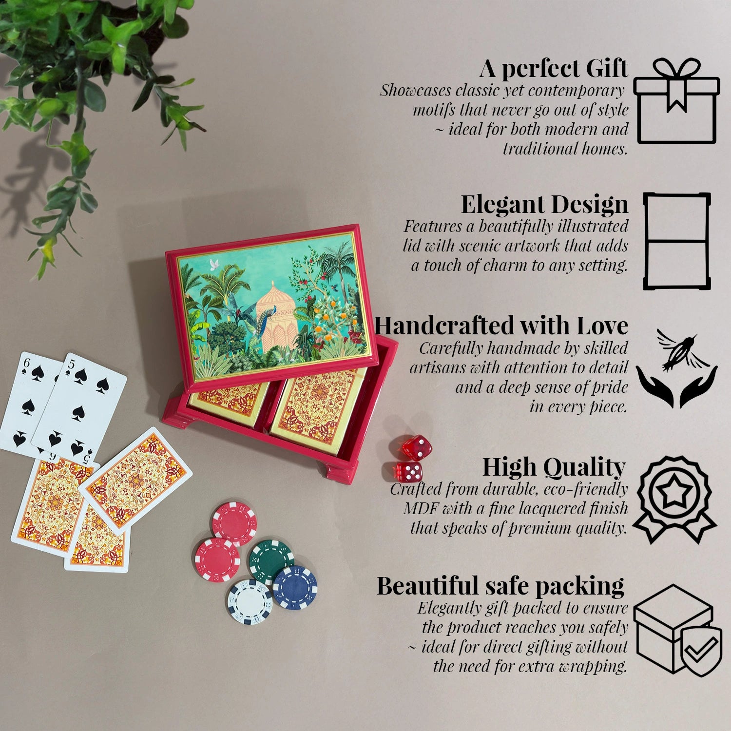 Fruity Paradise Signature Playing Cards Box with 2 Decks of Cards