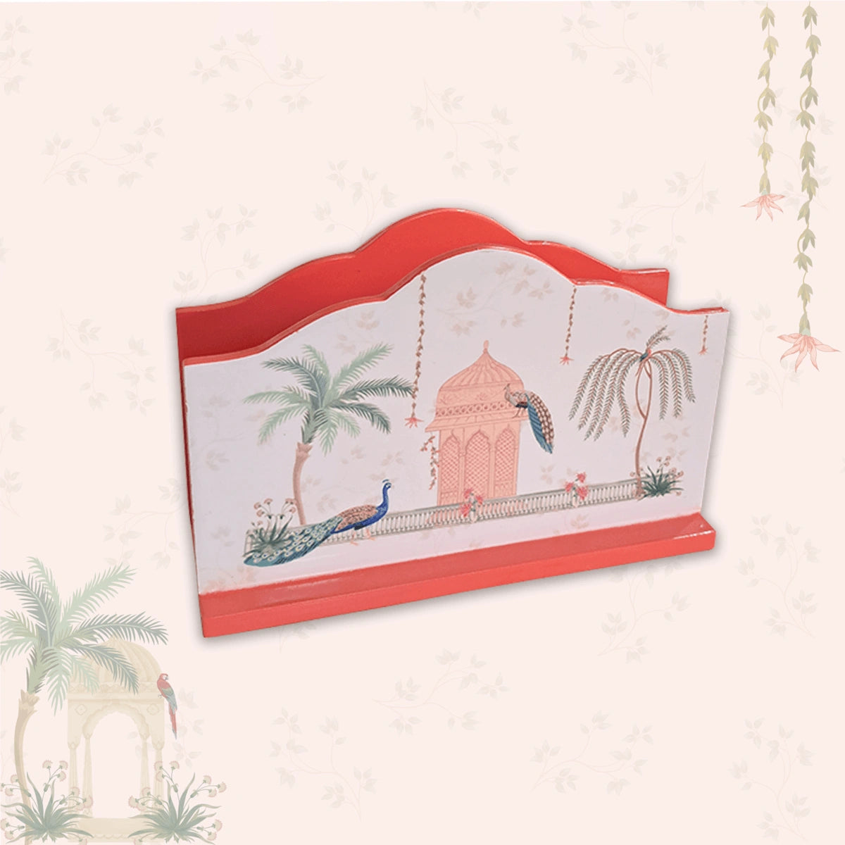 Mughal Gardens Handcrafted Paper Napkin Holders