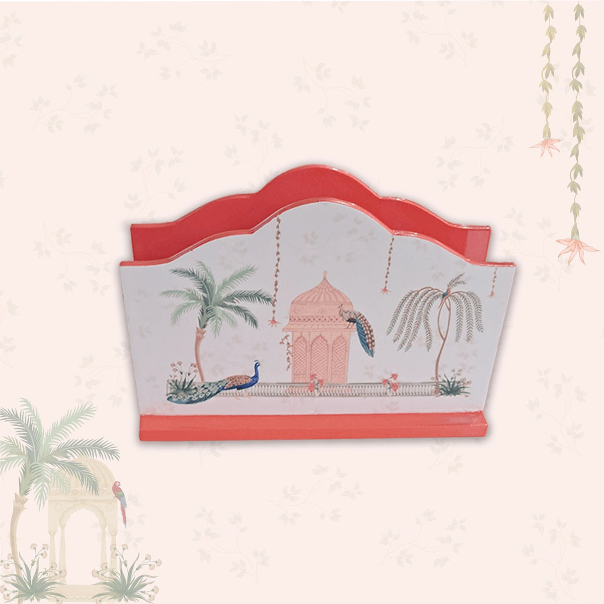 Mughal Gardens Handcrafted Paper Napkin Holders