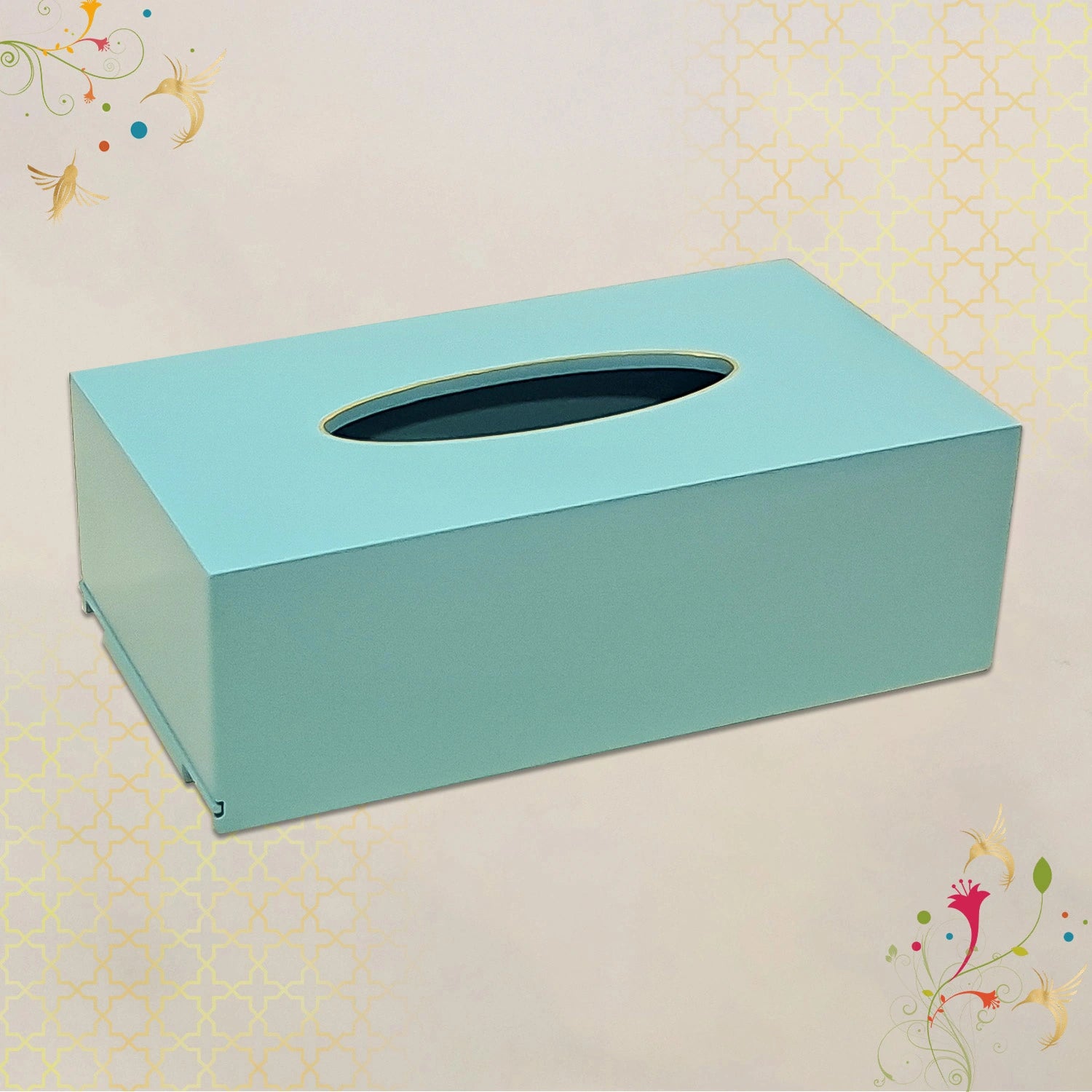 Tiffany Solid Color Handcrafted Face Tissues Holder
