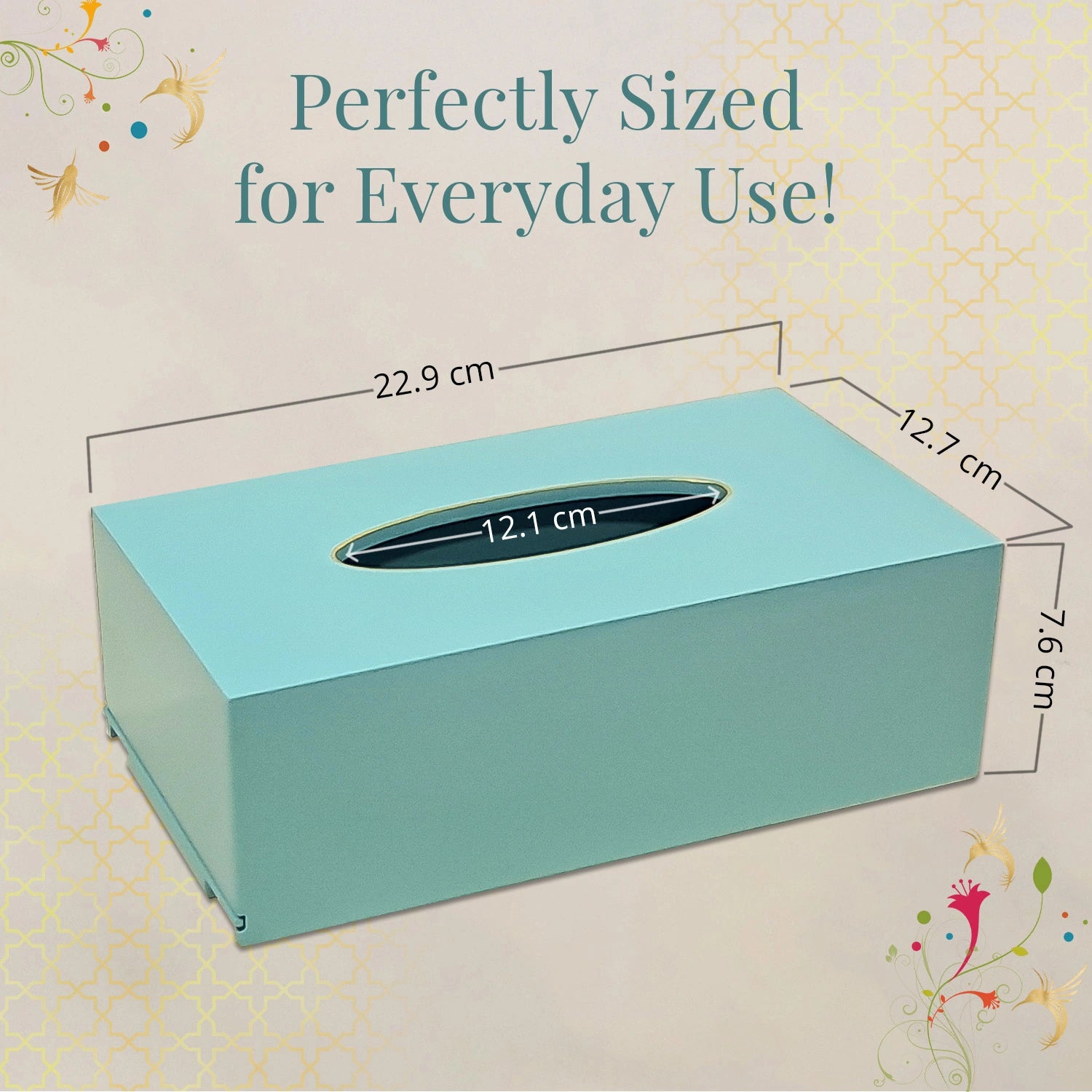 Tiffany Solid Color Handcrafted Face Tissues Holder