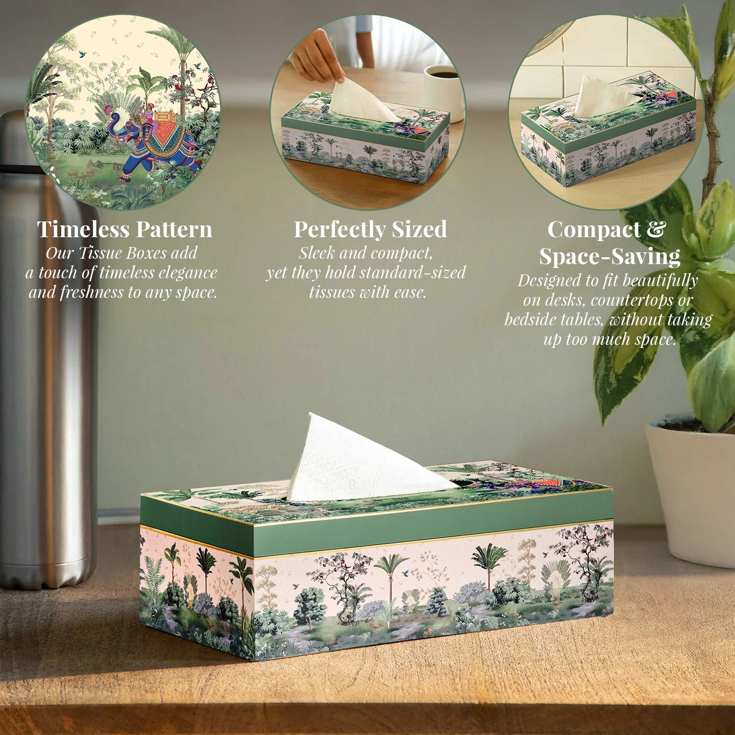Majestic Tranquility Handcrafted Tissue Box Holders
