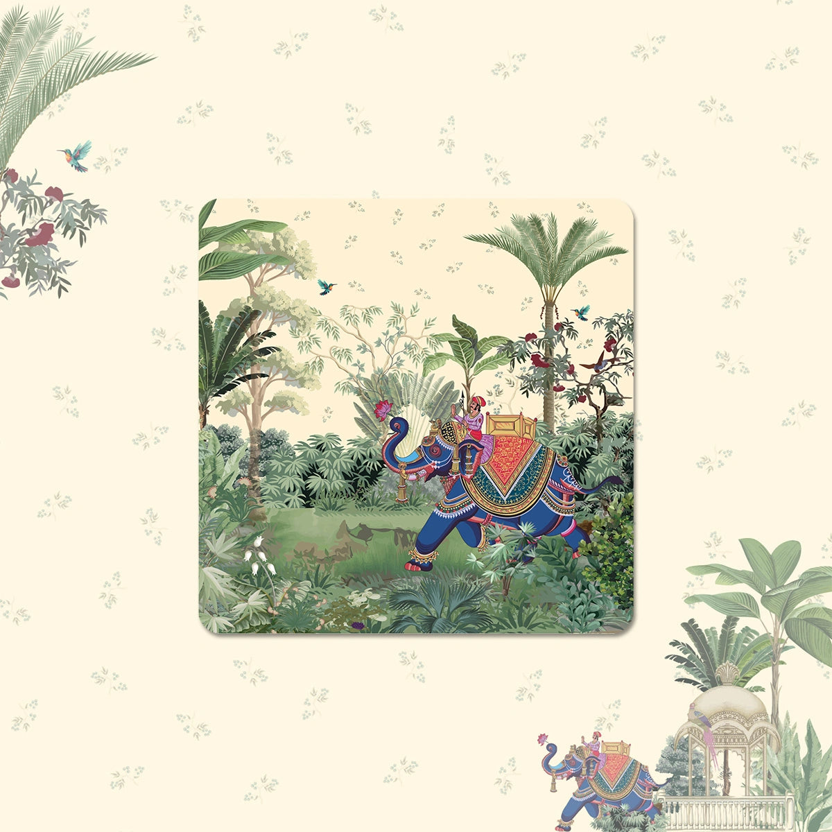 Majestic Tranquility Coasters | Set of 4 with Stand