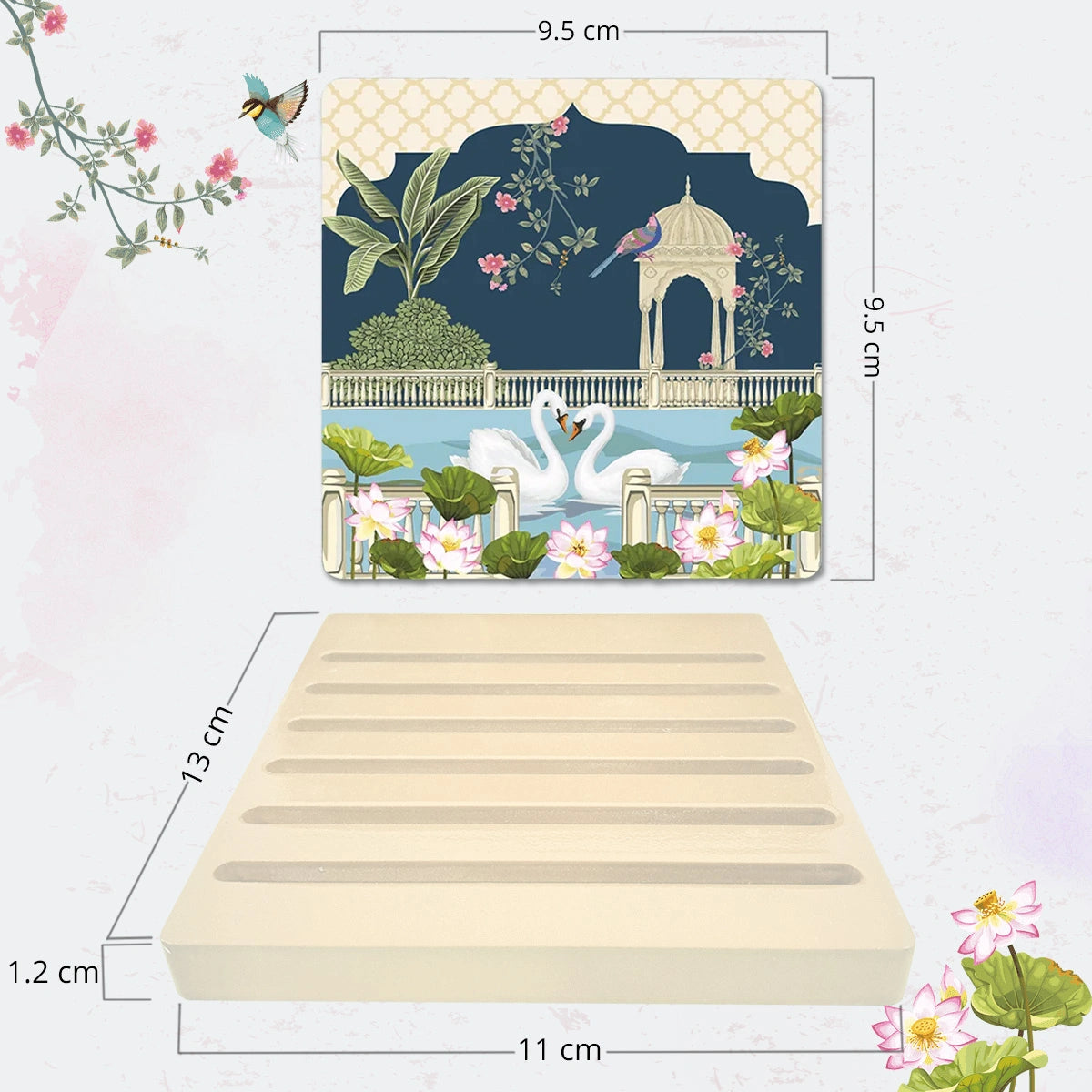 Hans Mahal Coasters | Table Coaster Set of 6