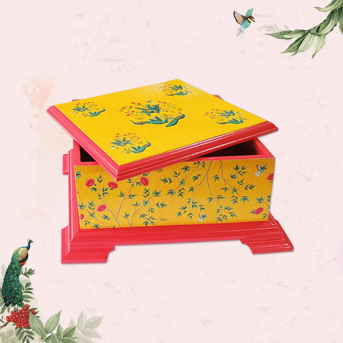 Dancing in the Gardens Tea Chest With 4 Partitions