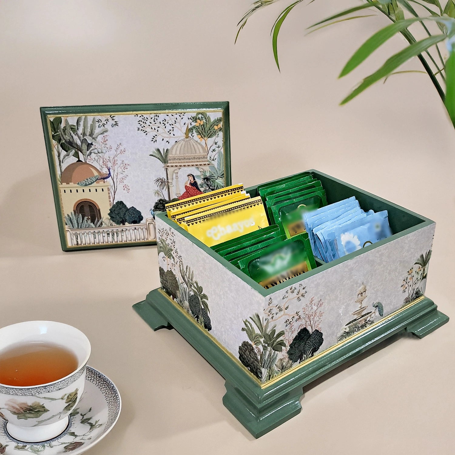 Garden Princess Tea Chest with 4 Partitions