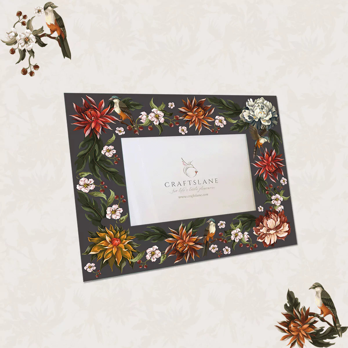 Autumn Flowers Photo Frames 11" x 9"