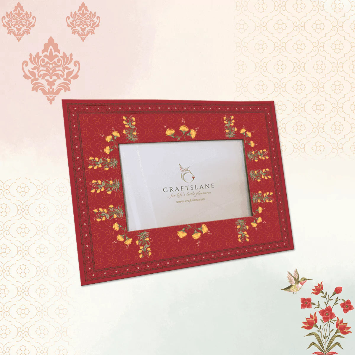 Mughal Flowers Photo Frames 11" x 9"