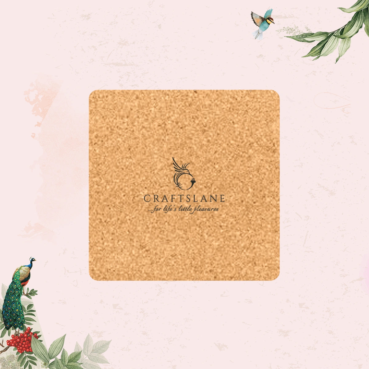 Dancing in the Garden Coasters | Set of 6 with Stand