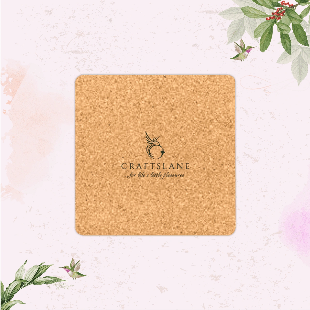 Lily in the Valley Coasters | Set of 6 with Stand