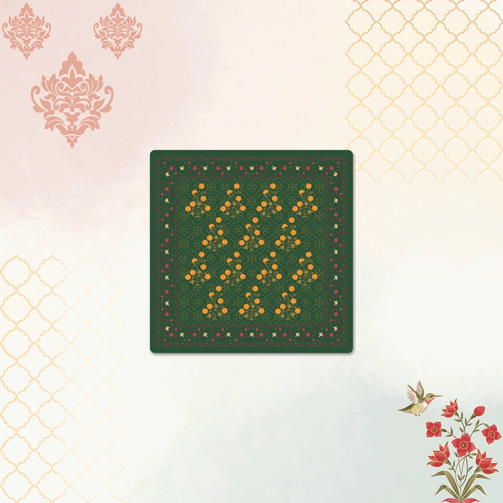 Mughal Flowers Coasters | Table Coaster Set of 6