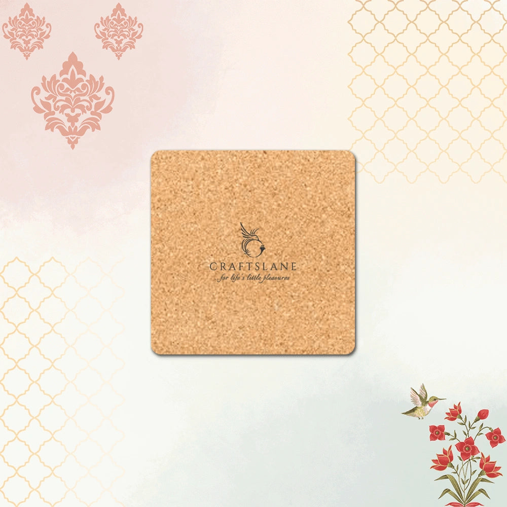 Mughal Flowers Coasters | Table Coaster Set of 6