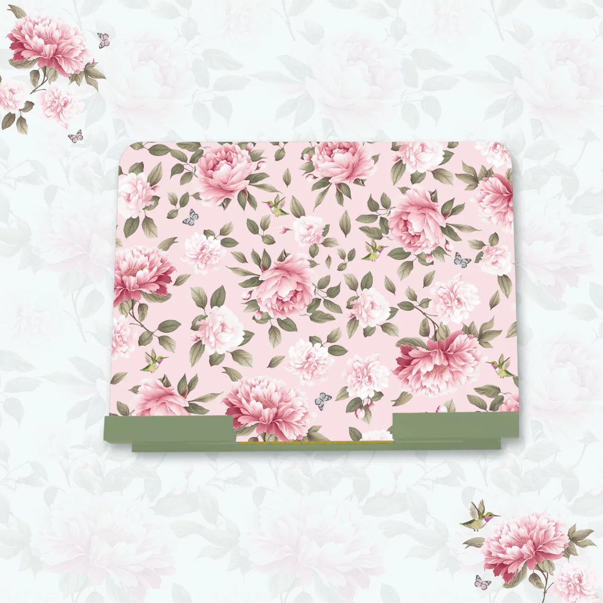 Pink Peonies Luxe iPad Stands