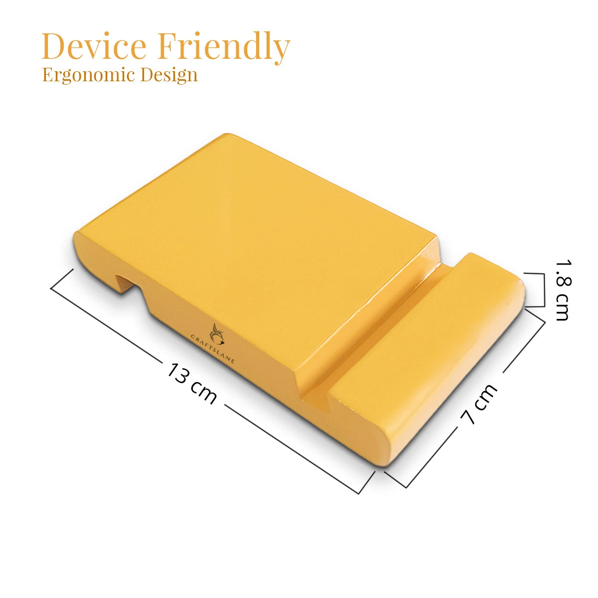 Butterscotch Colorful Handcrafted Wooden Desktop Mobile Stands