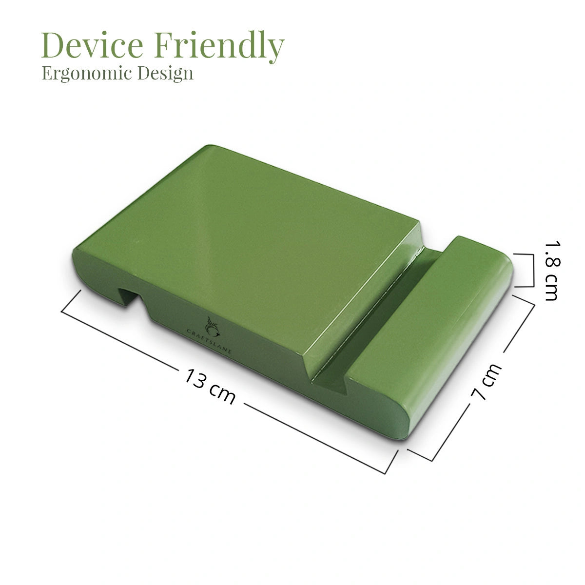 Sage Colorful Handcrafted Wooden Desktop Mobile Stands