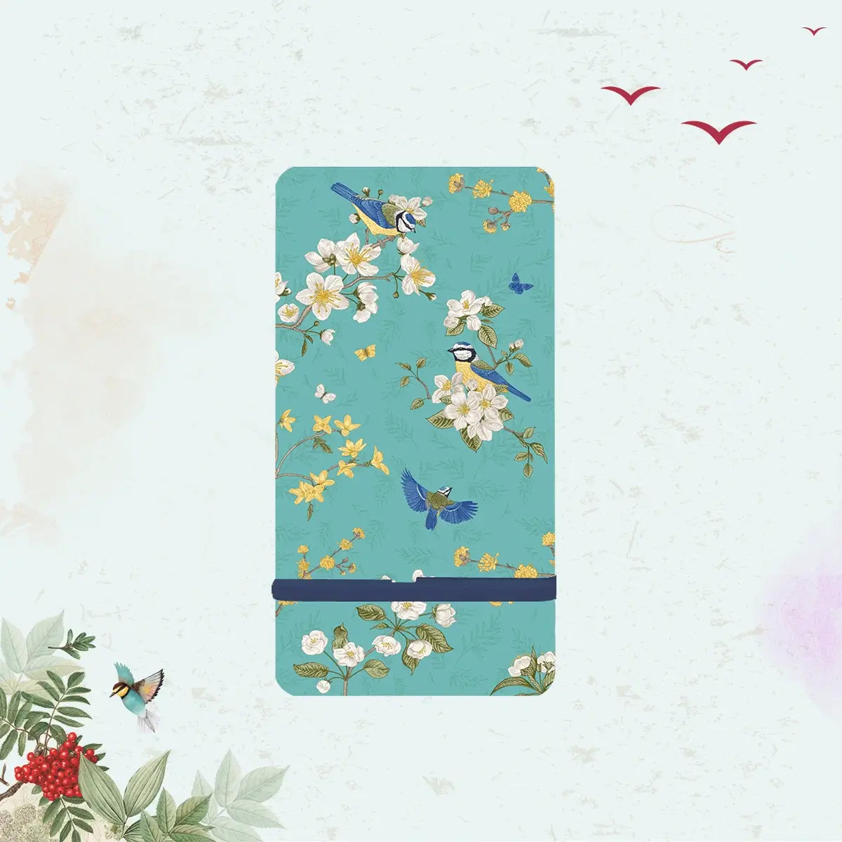 Birds in Paradise Interlocking Cell Phone Stands for Desk