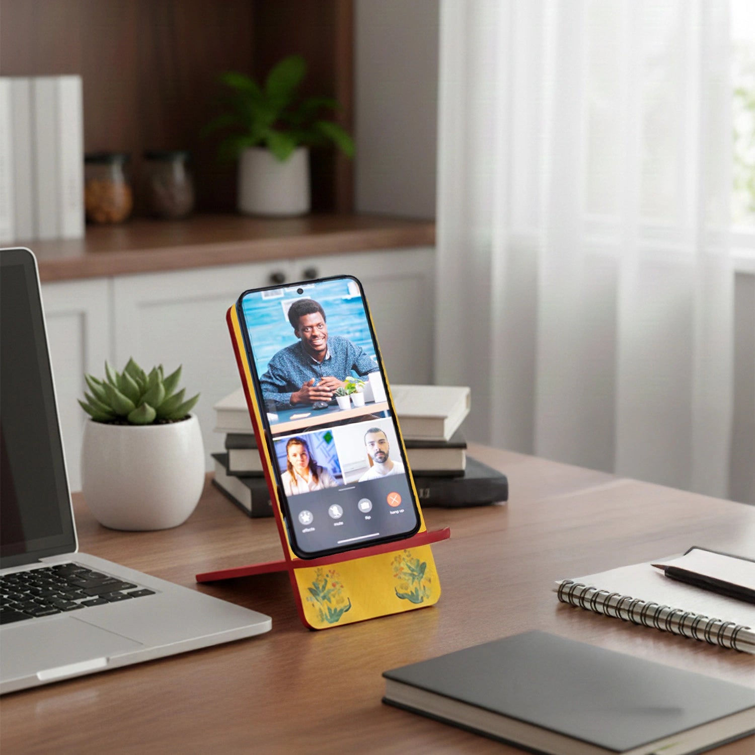 Dancing in the Garden Interlocking Cell Phone Stands for Desk