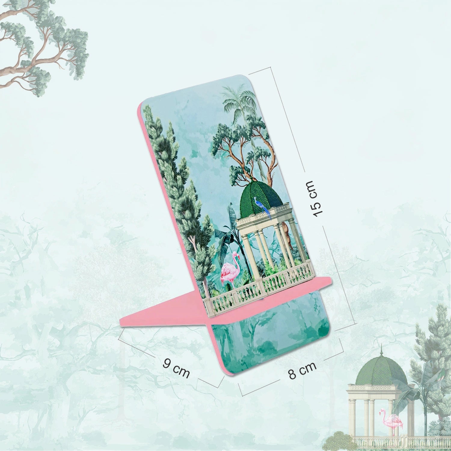 Flamingo Whisper Interlocking Cell Phone Stand for Desk