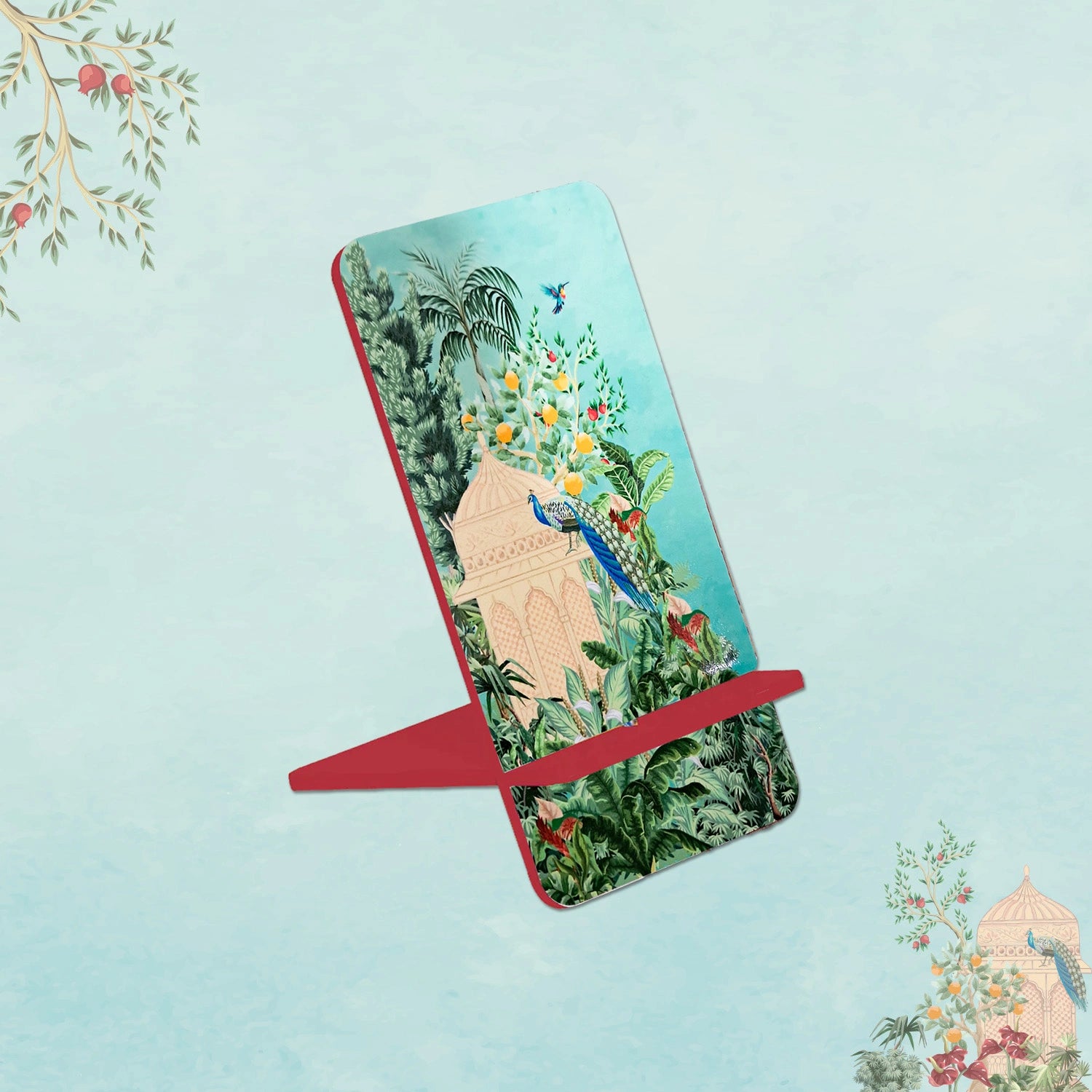 Fruity Paradise Interlocking Cell Phone Stand for Desk