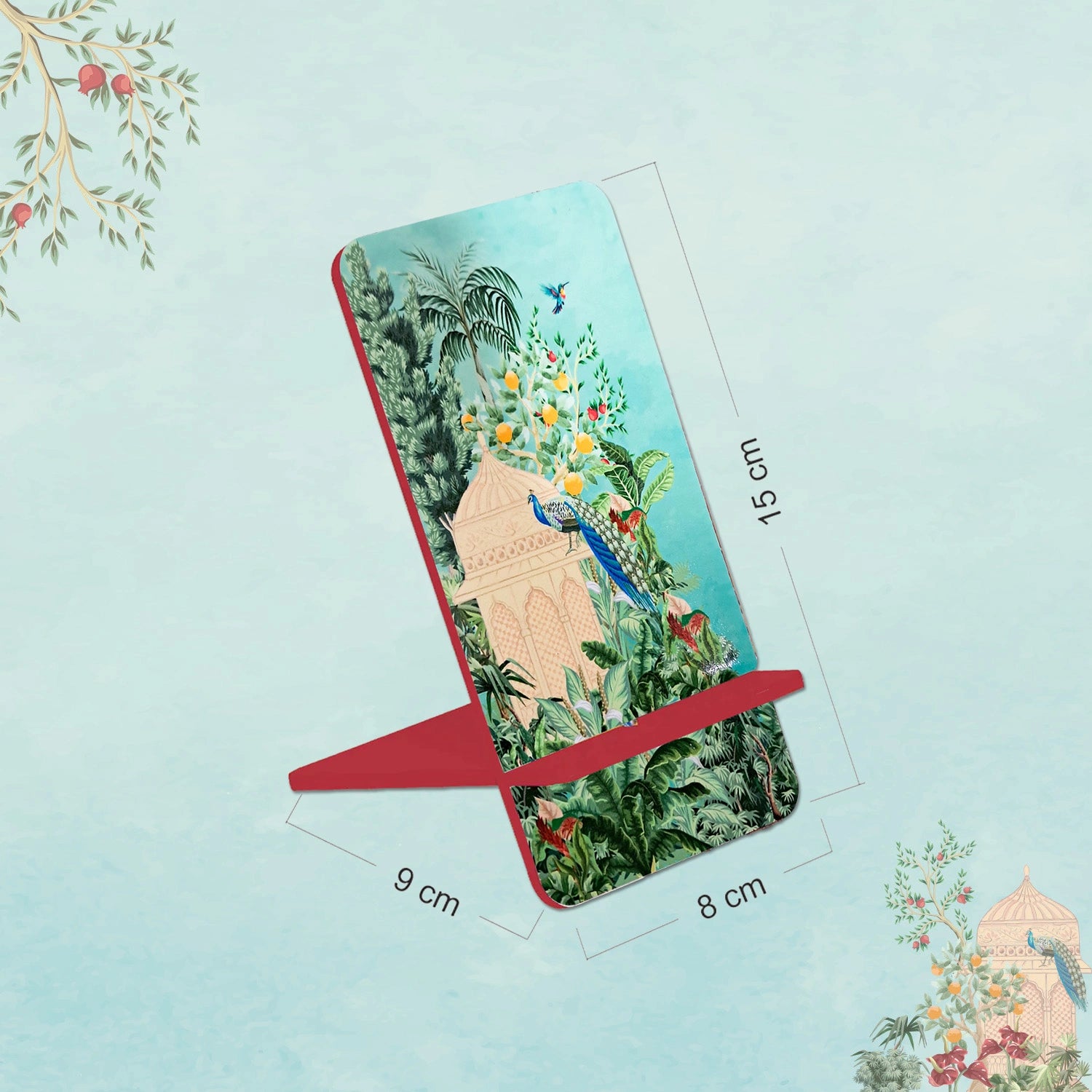 Fruity Paradise Interlocking Cell Phone Stand for Desk