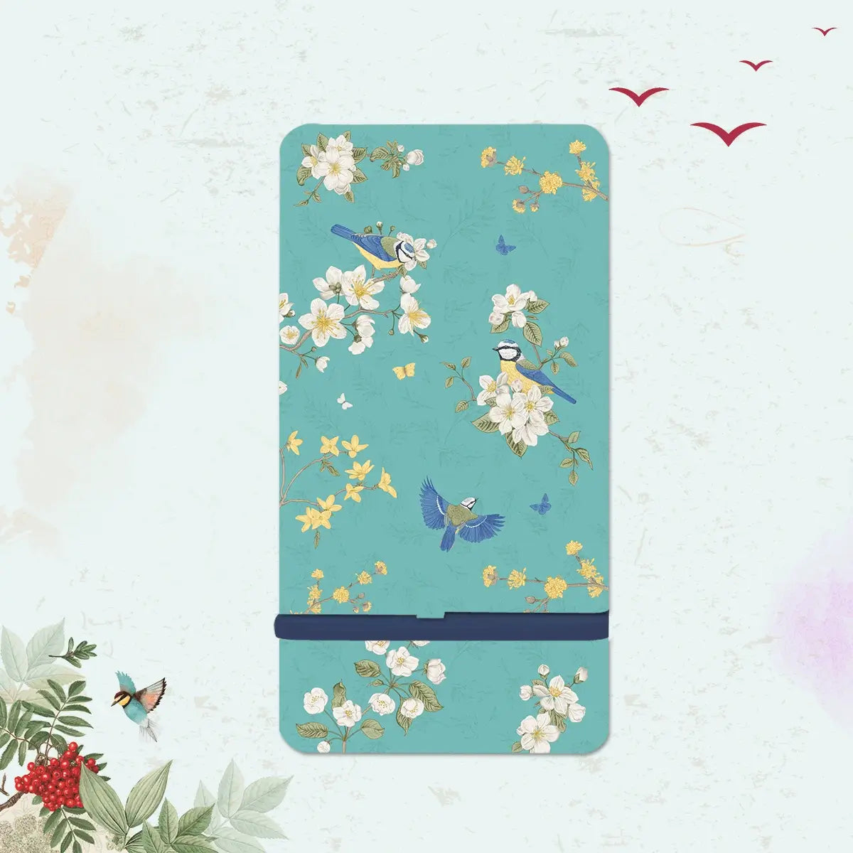 Birds in Paradise Interlocking Cell Phone Stands for Desk