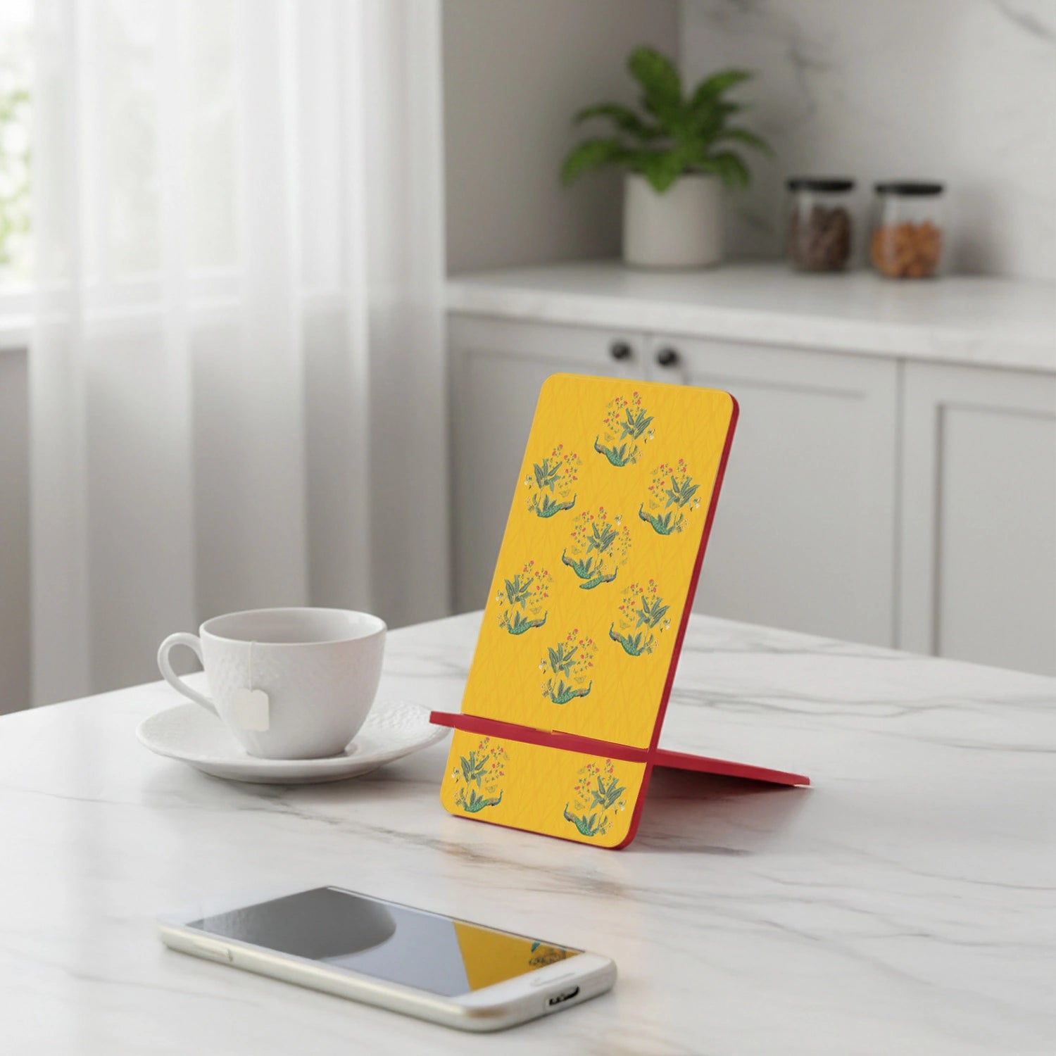 Dancing in the Garden Interlocking Cell Phone Stands for Desk