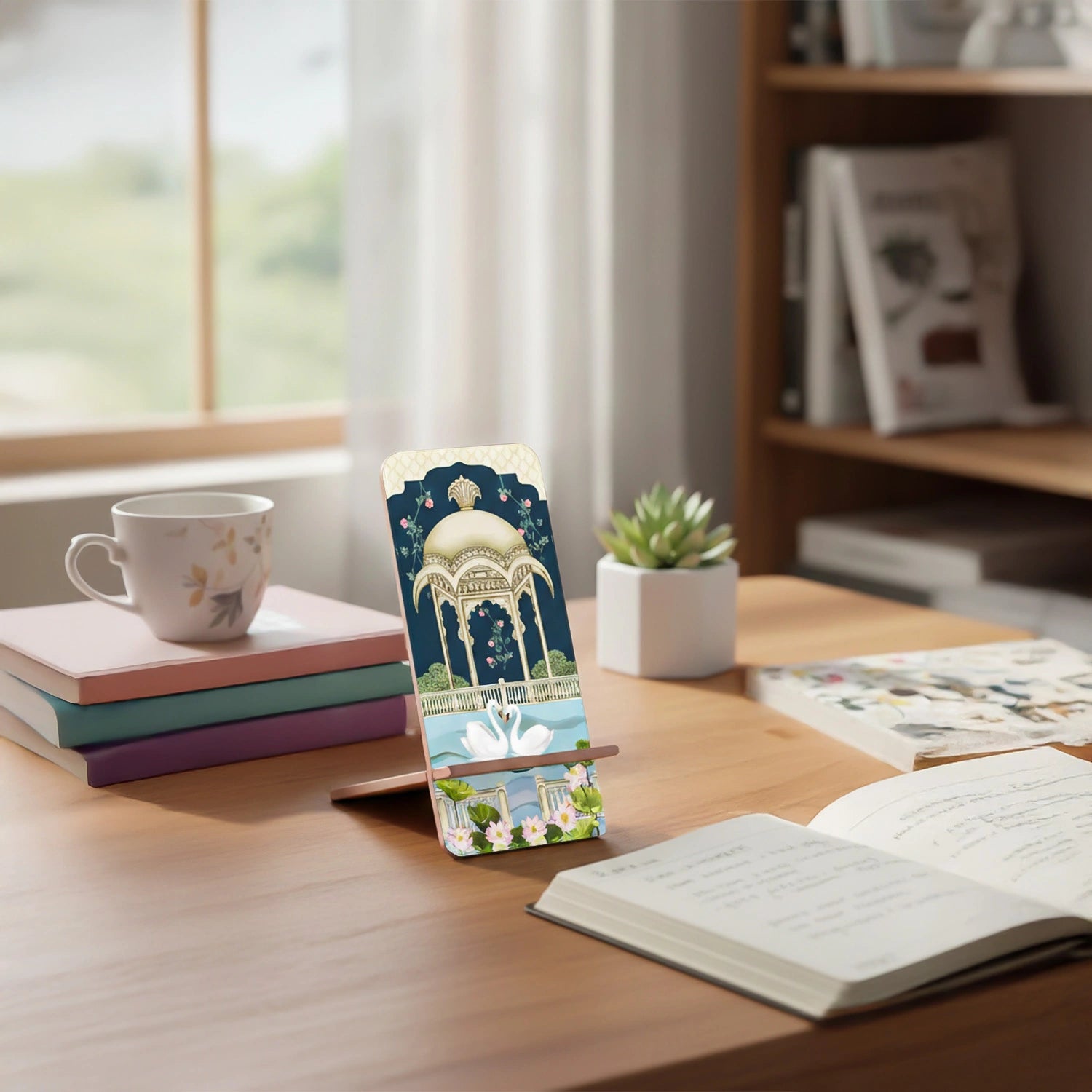 Hans Mahal Interlocking Cell Phone Stands for Desk