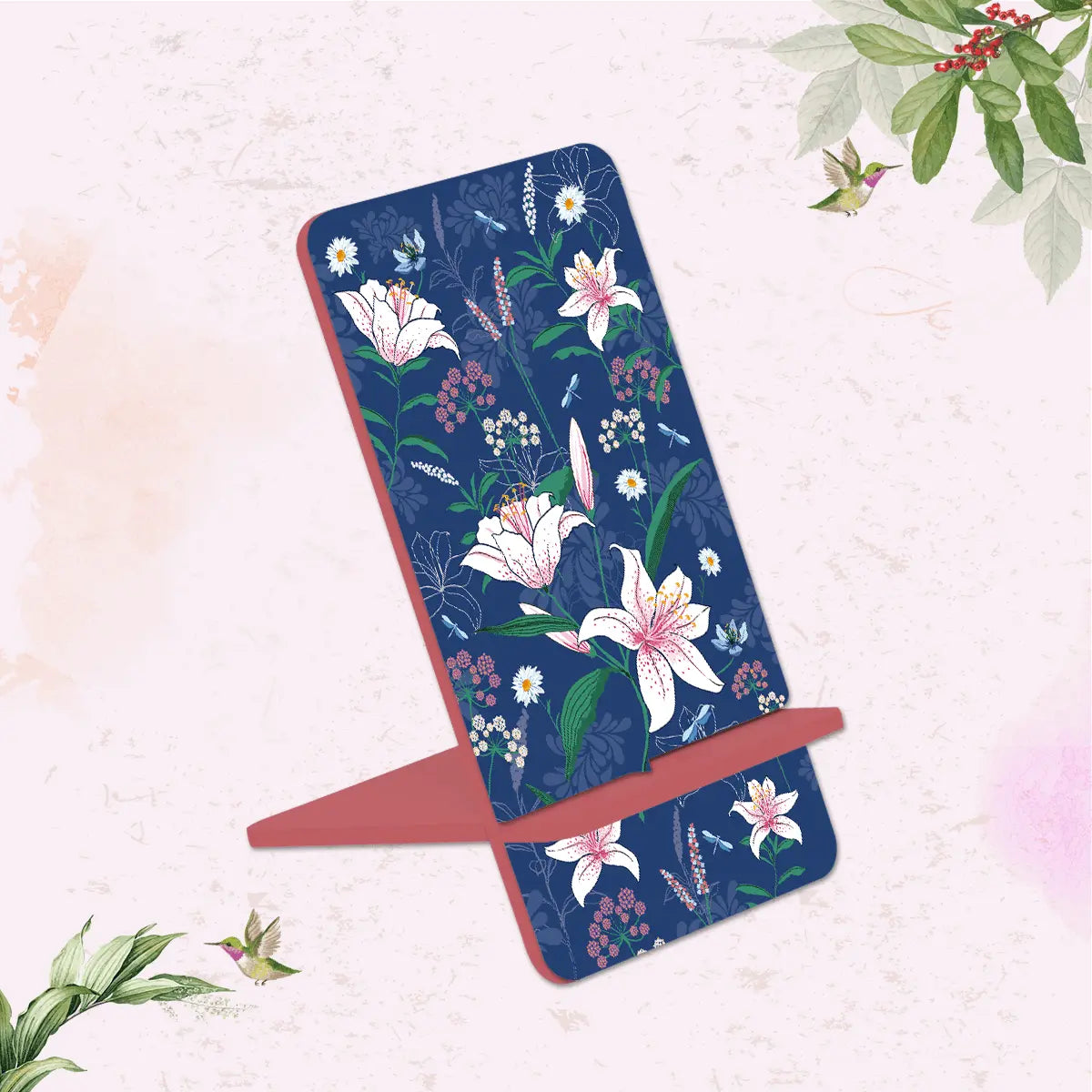 Lily in the Valley Interlocking Cell Phone Stands for Desk