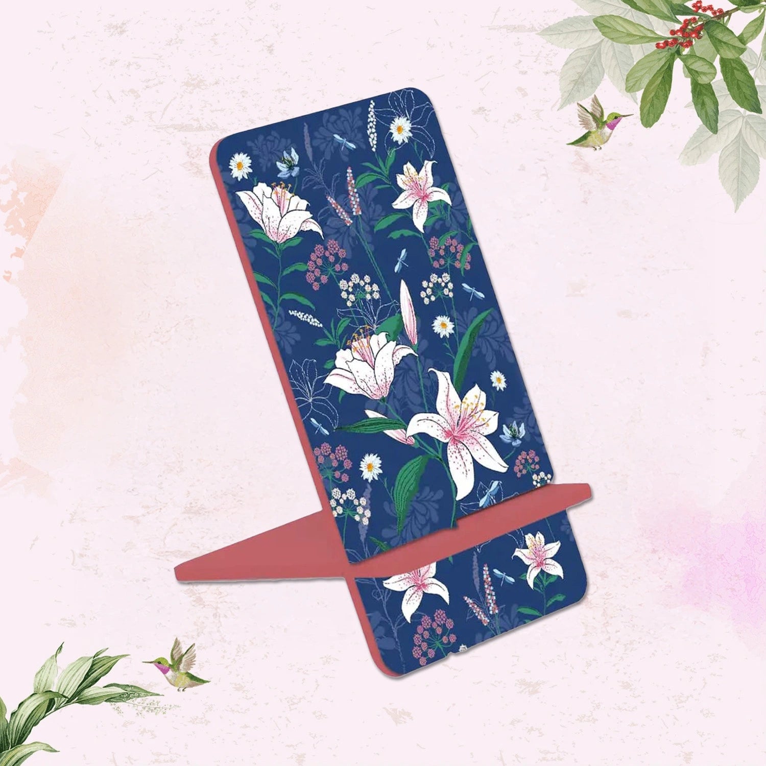 Lily in the Valley Interlocking Cell Phone Stands for Desk