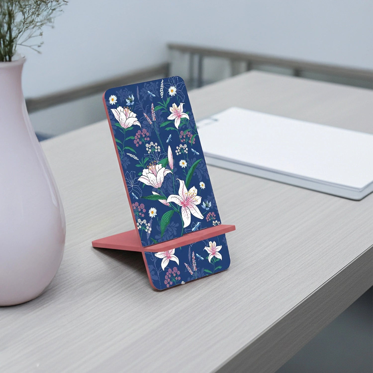 Lily in the Valley Interlocking Cell Phone Stands for Desk