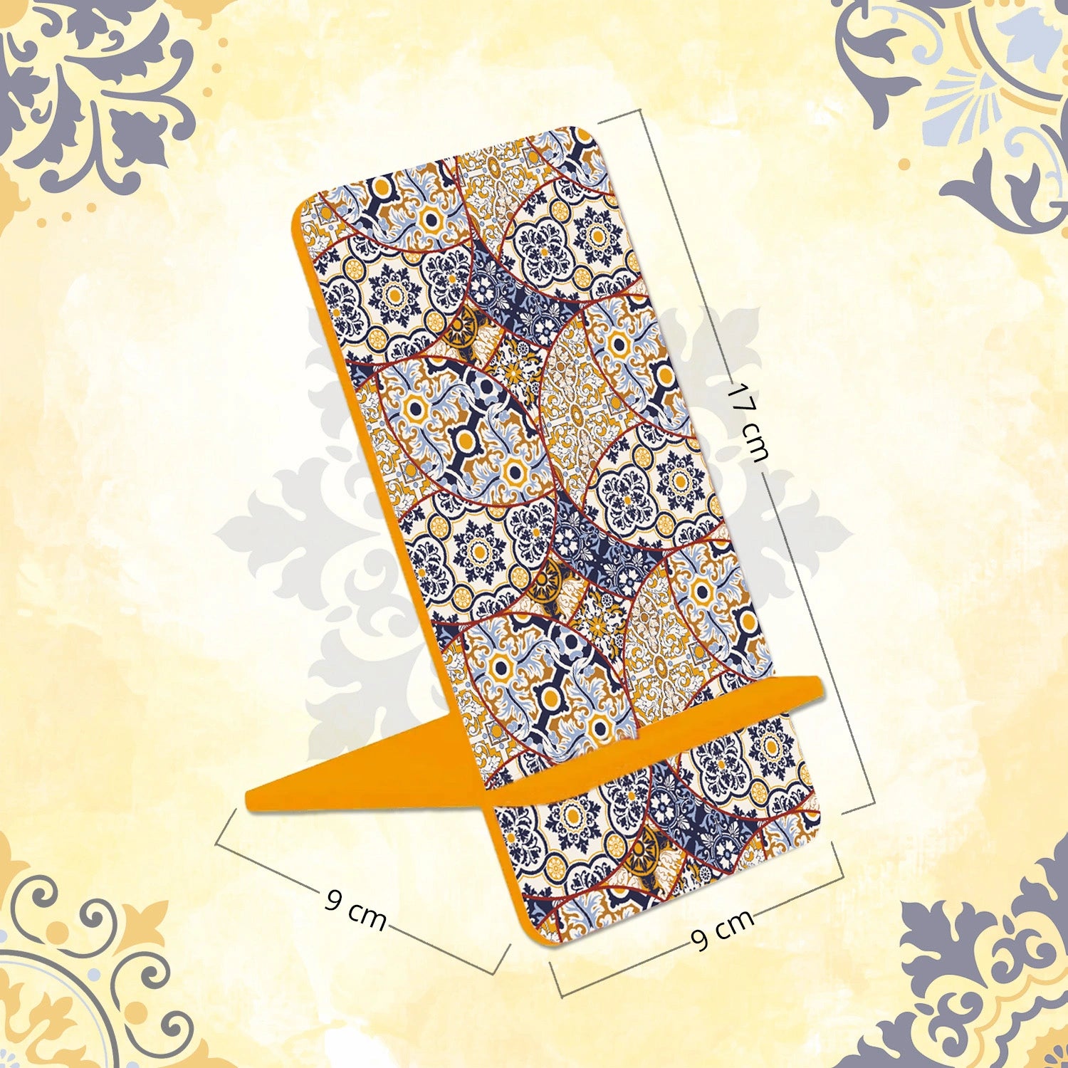Moroccan Mosaic Interlocking Cell Phone Stand for Desk