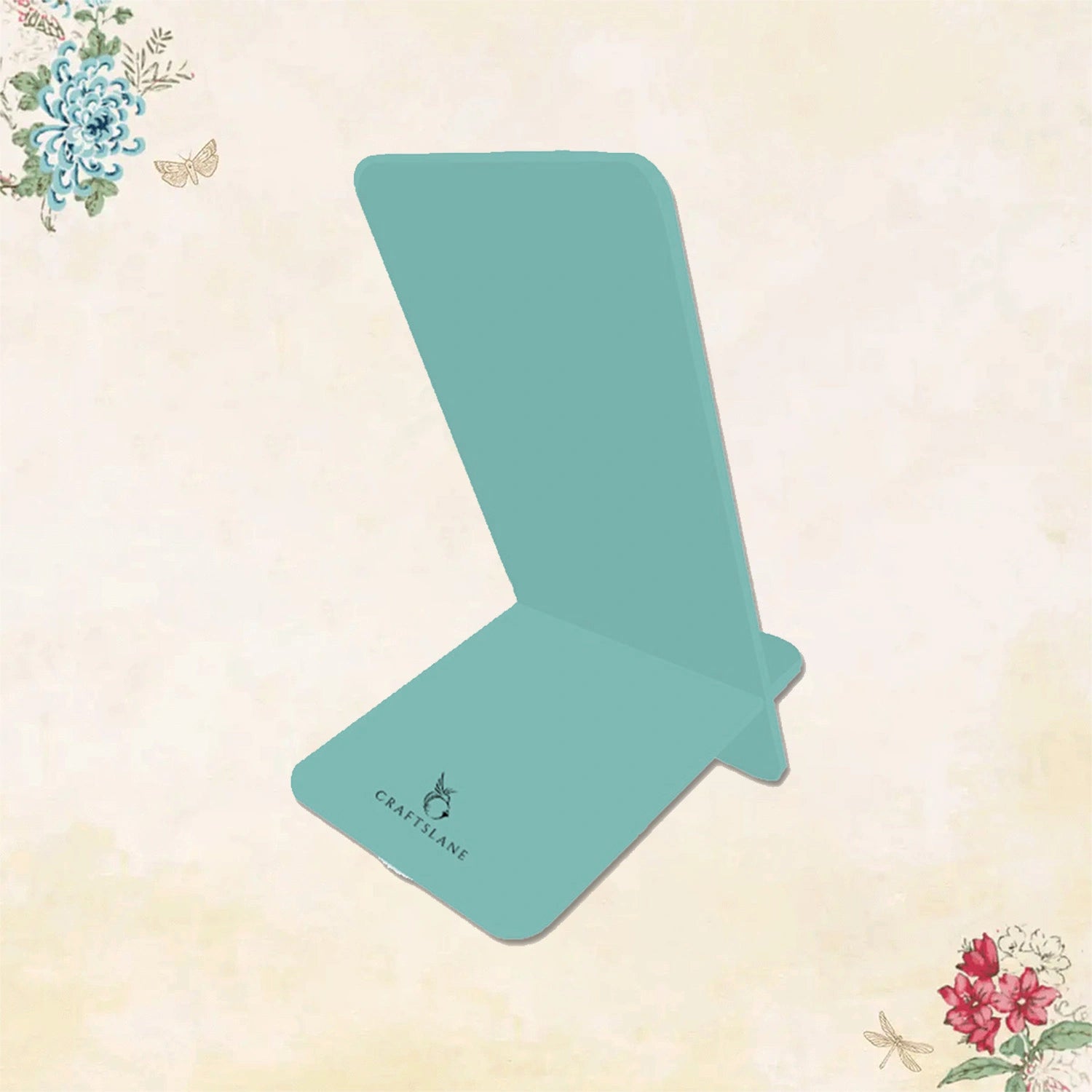 Pink & Blue Bouquet Interlocking Cell Phone Stands for Desk