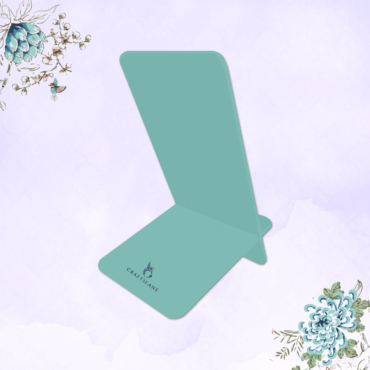 Pink & Blue Bouquet Interlocking Cell Phone Stands for Desk