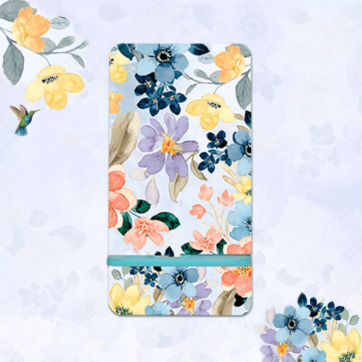 Summer Flowers Interlocking Cell Phone Stands for Desk