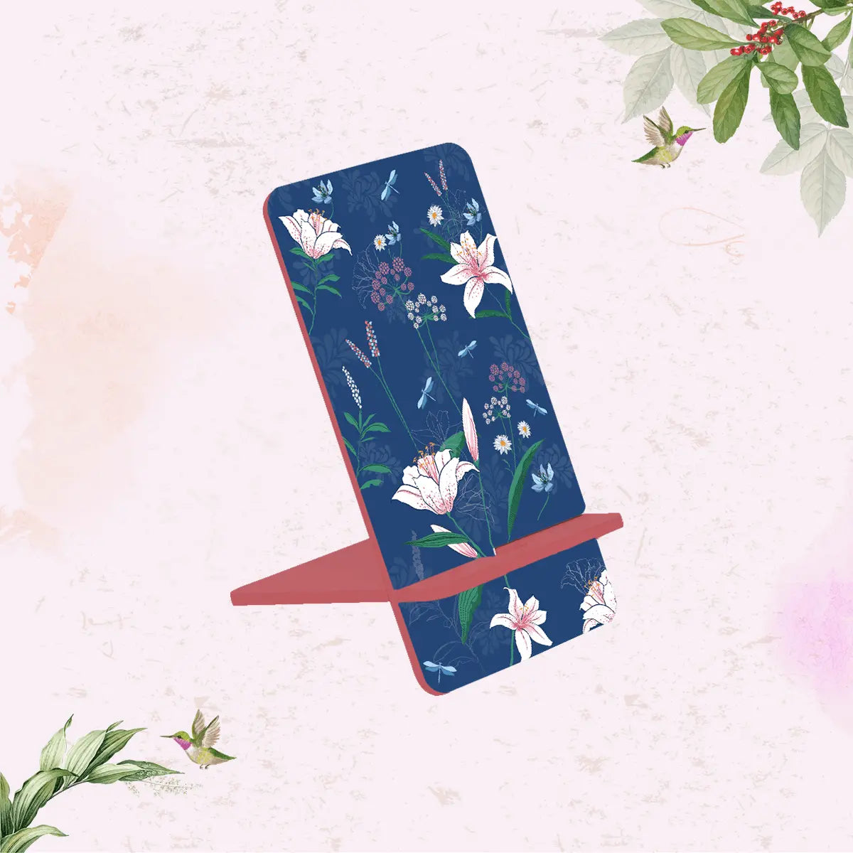 Lily in the Valley Interlocking Cell Phone Stands for Desk