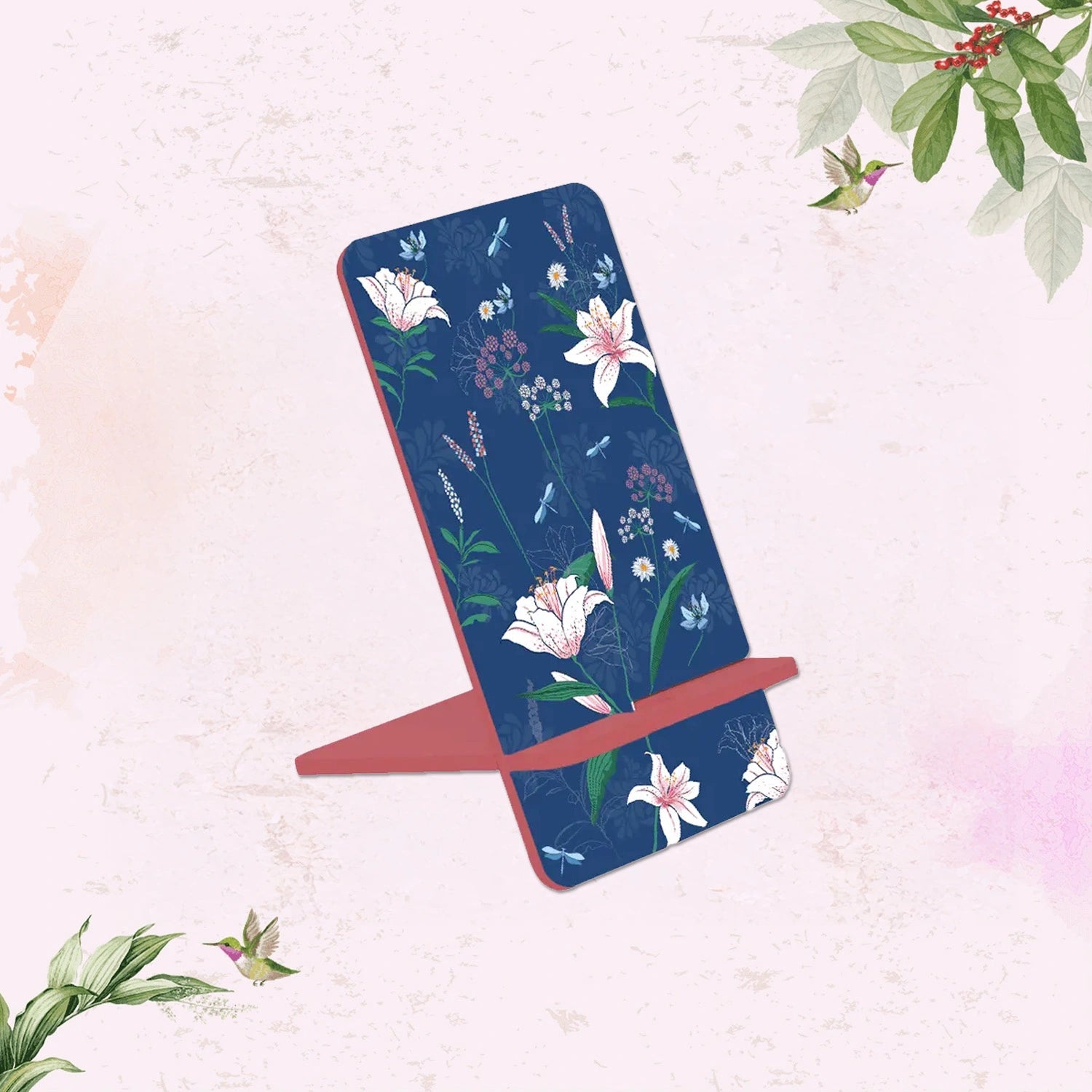 Lily in the Valley Interlocking Cell Phone Stands for Desk