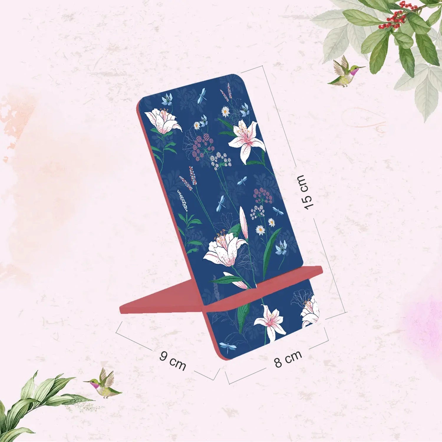 Lily in the Valley Interlocking Cell Phone Stands for Desk
