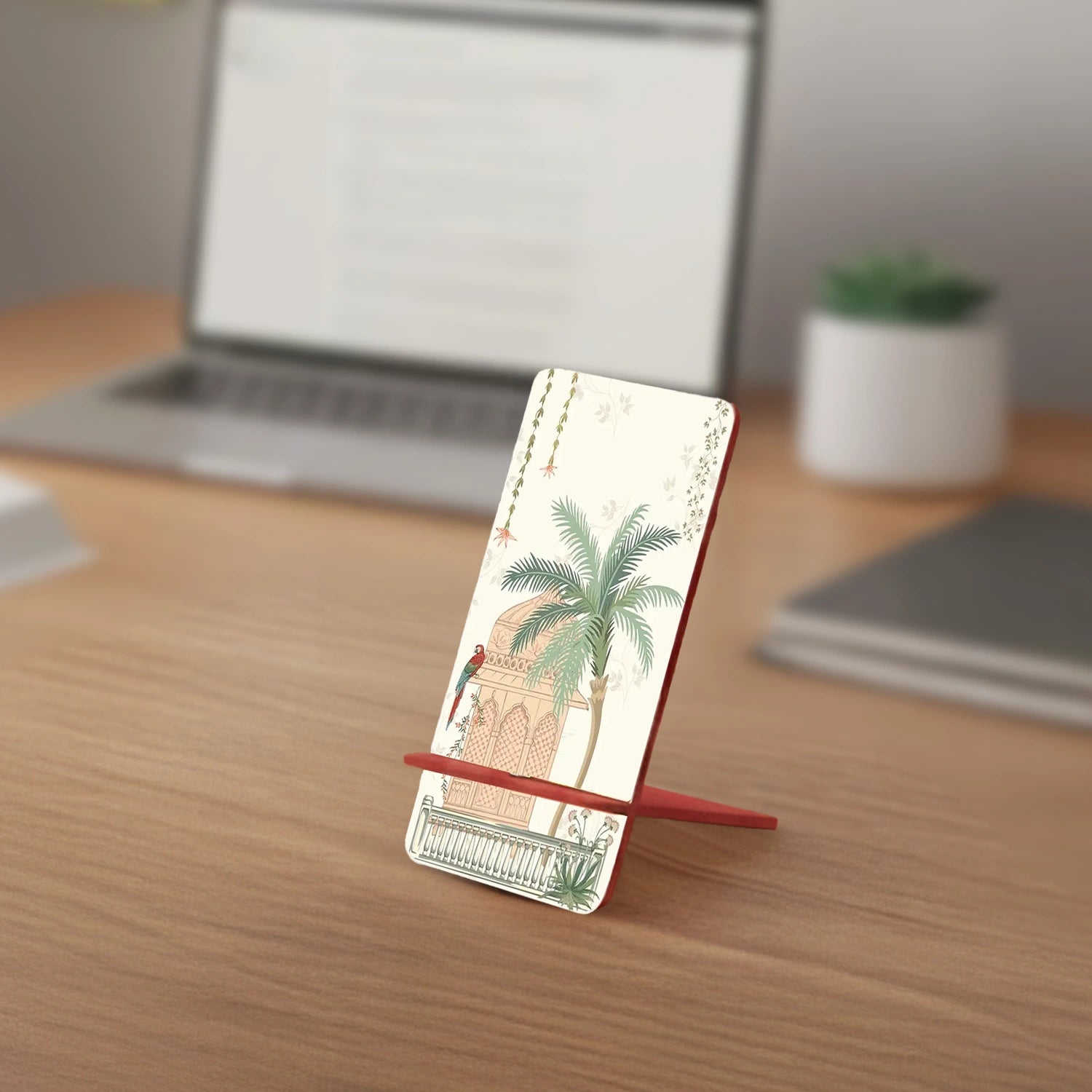 Mughal Gardens Interlocking Cell Phone Stands for Desk