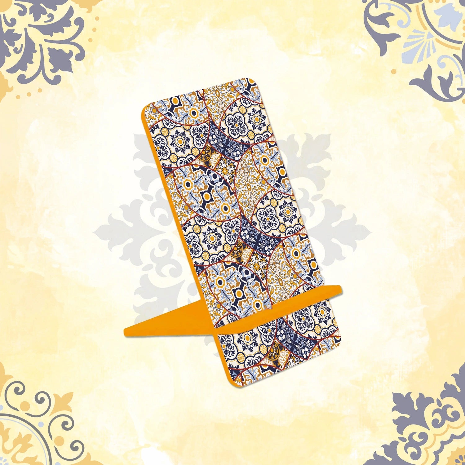 Moroccan Mosaic Interlocking Cell Phone Stand for Desk