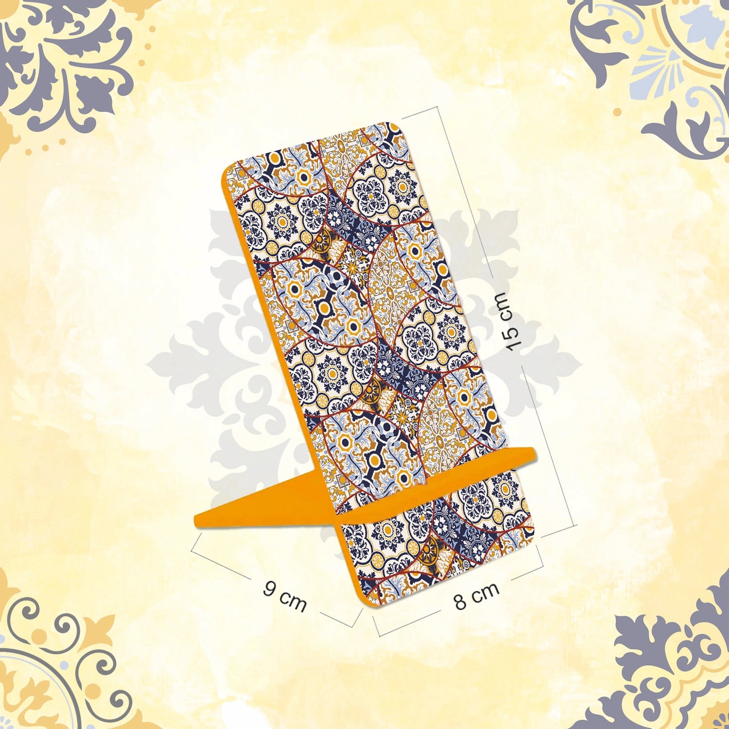 Moroccan Mosaic Interlocking Cell Phone Stand for Desk
