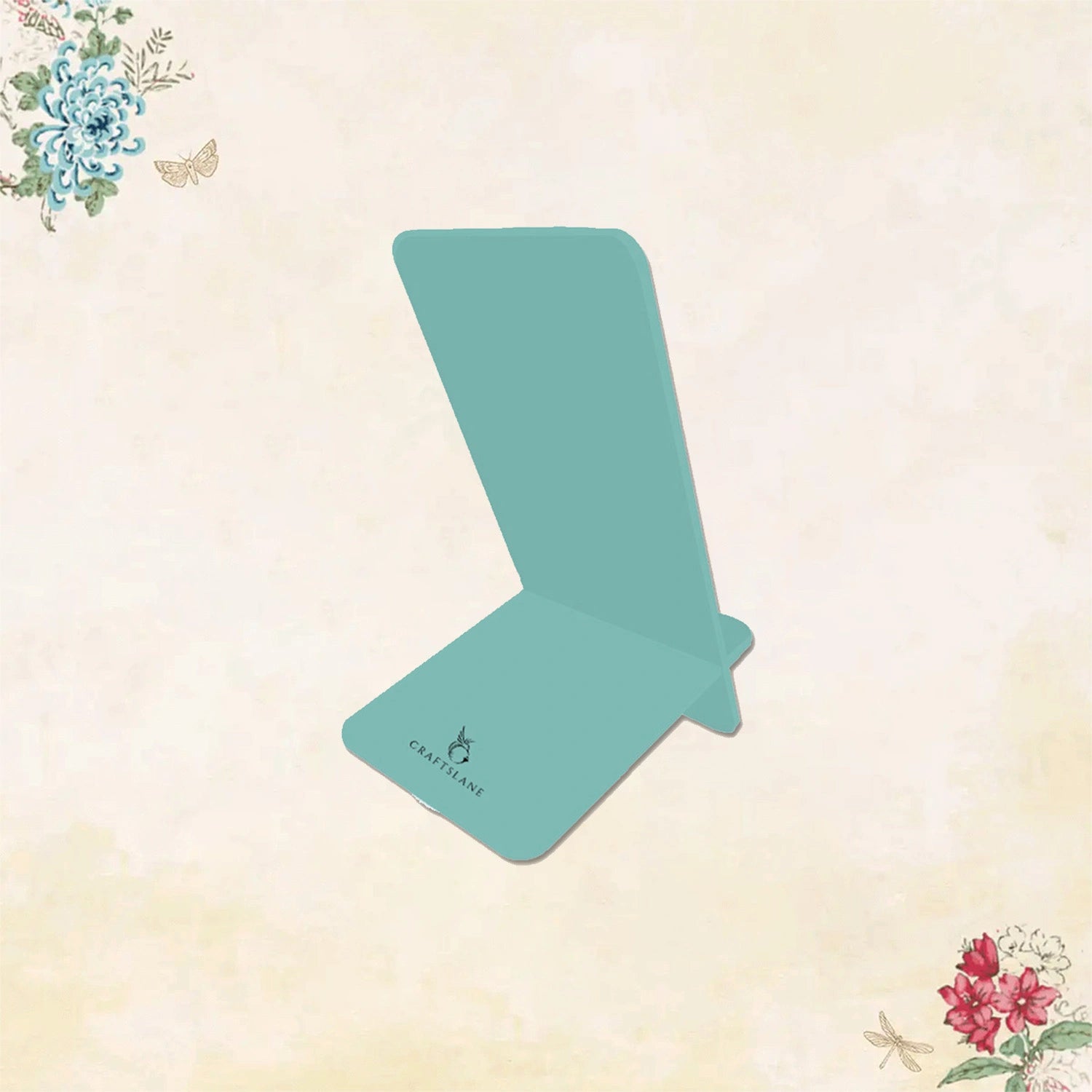 Pink & Blue Bouquet Interlocking Cell Phone Stands for Desk